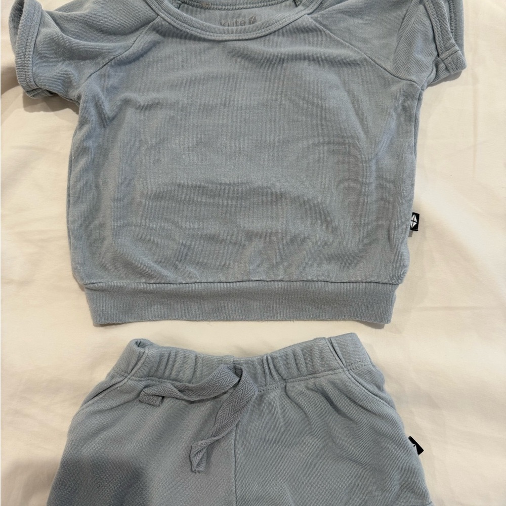 Kyte BABY Blue short sleeve Set